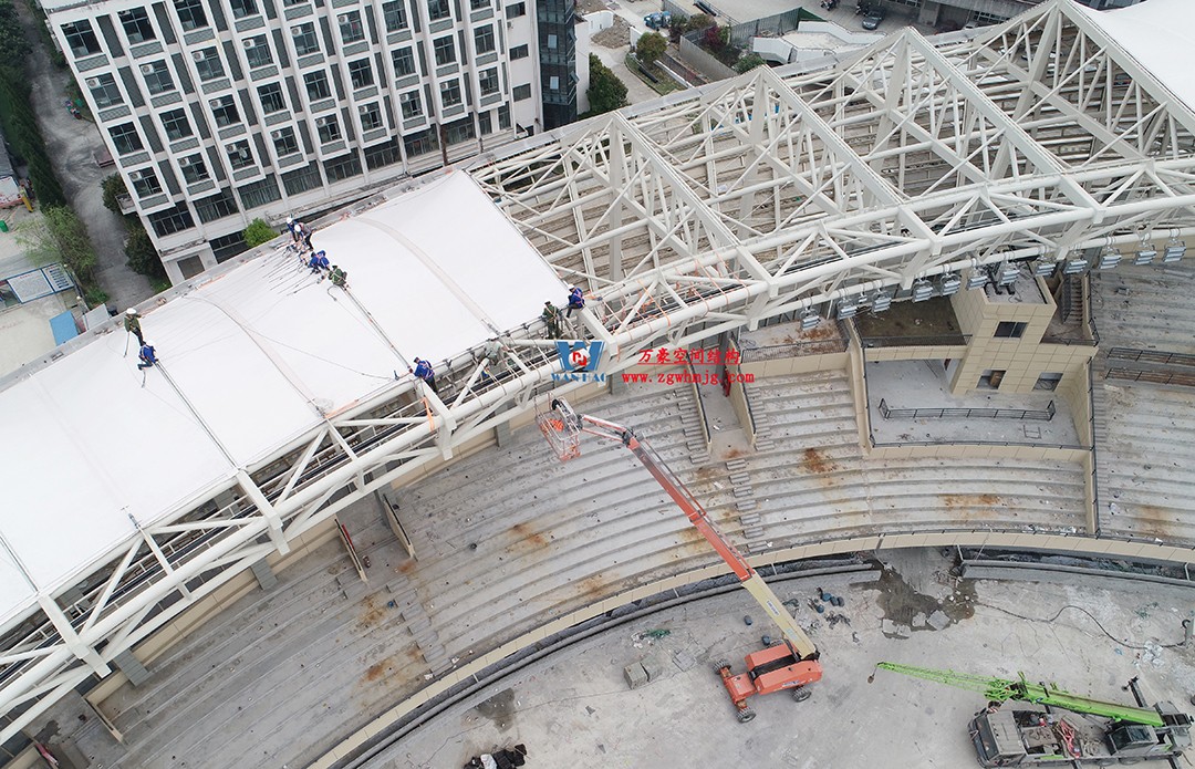 案例賞析|柔曲多變的PTFE膜結構體育場館 案例賞析|柔曲多變的PTFE膜結構體育場館