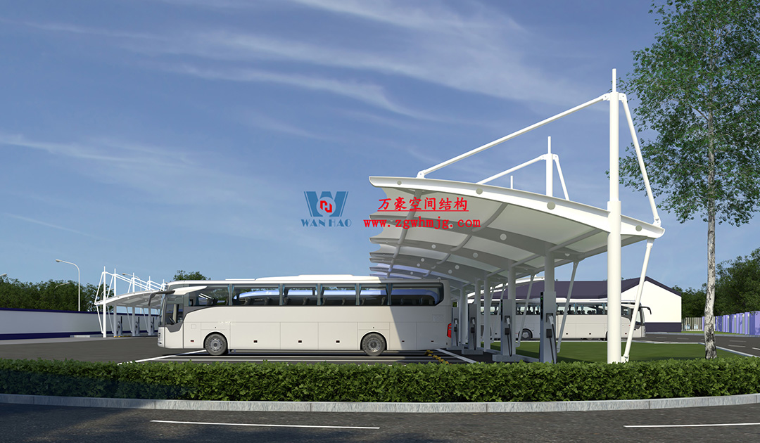 隨處可見的遮陽擋雨守護衛士-膜結構車棚 隨處可見的遮陽擋雨守護衛士-膜結構車棚