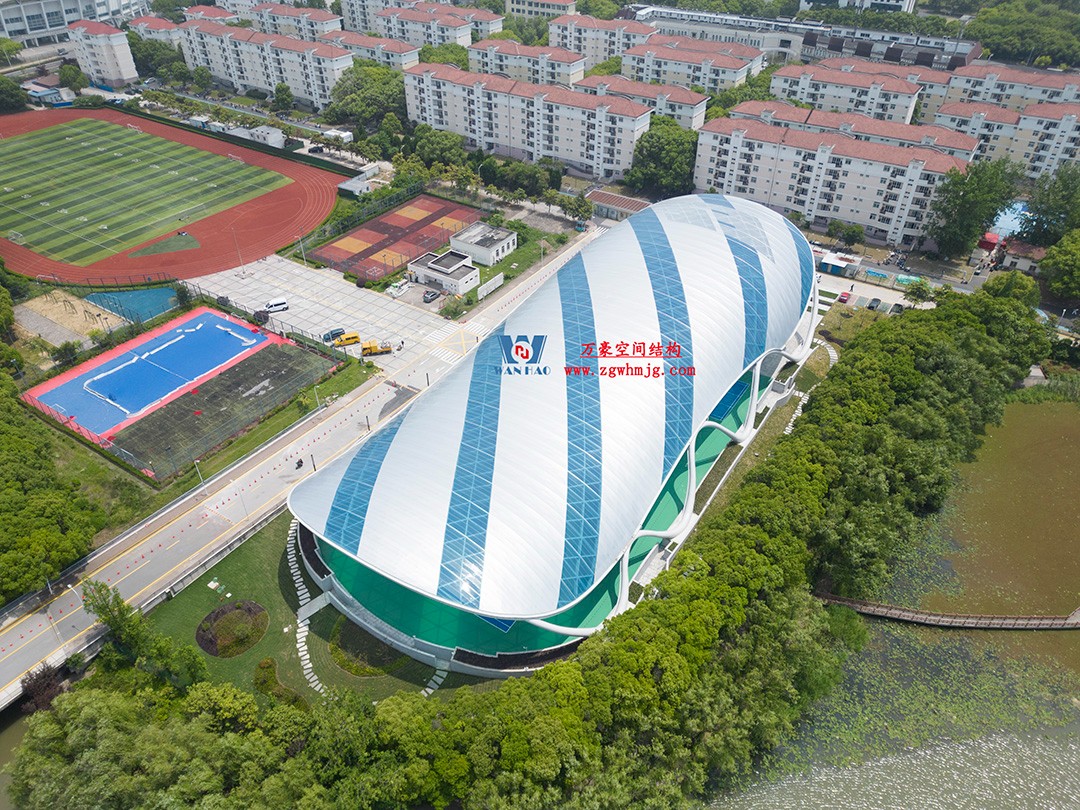 帆影碧波|風雨操場上的ETFE膜結構穹頂 帆影碧波|風雨操場上的ETFE膜結構穹頂