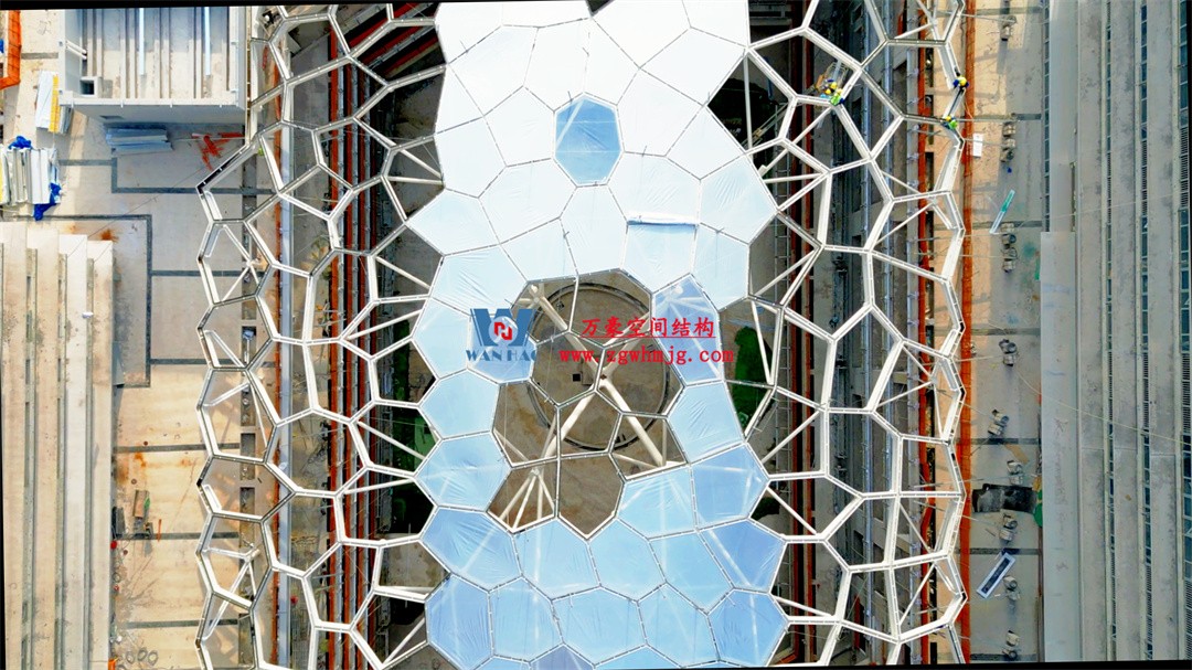 浙江萬豪空間結(jié)構(gòu)集團(tuán)有限公司安吉云安里項(xiàng)目膜結(jié)構(gòu)工程進(jìn)展報告