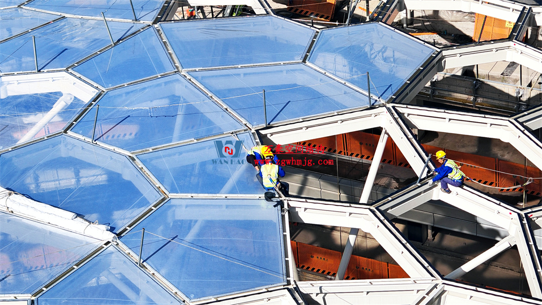 浙江萬豪空間結(jié)構(gòu)集團(tuán)有限公司安吉云安里項(xiàng)目膜結(jié)構(gòu)工程進(jìn)展報告