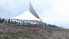 高橋灣現代產業園景觀膜結構工程完工