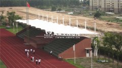 安慶市第二中學風雨看臺雨棚工程完工